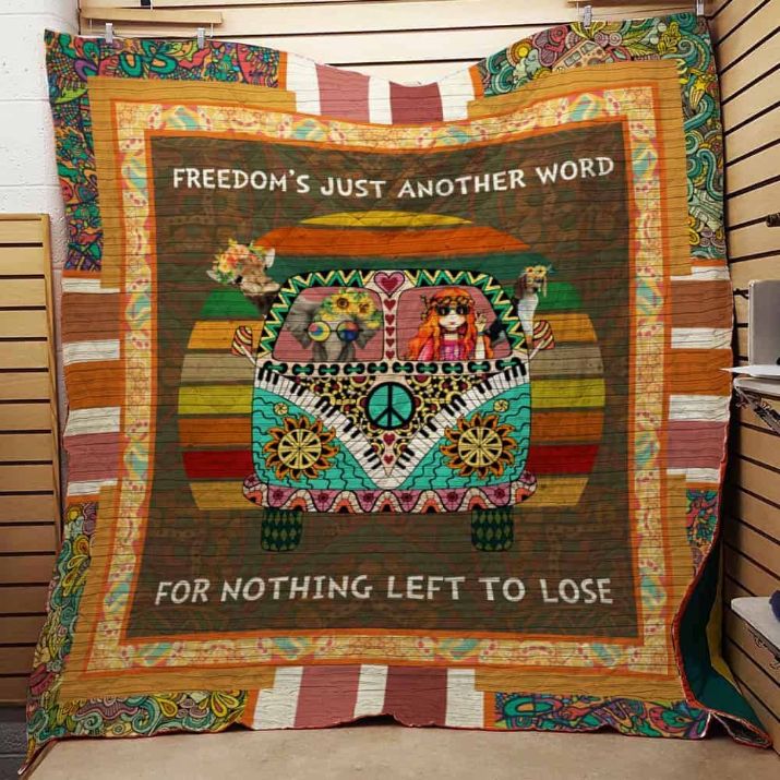 Nothing Left To Lose Hippie Quilt Blanket Bedding Set