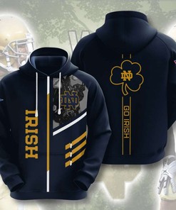 Notre Dame Fighting Irish Custom Sport All Over Print Hoodie 3D For You