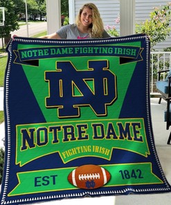 Notre Dame Fighting Irish Quilt Blanket Bedding Set
