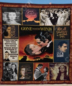 Novel Gone With the Wind Blanket for Home Décor