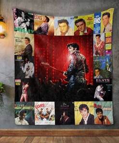 Now Elvis Presley Album Quilt Blanket Bedding Set