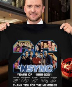 Nsync 26 Years Of 1995-2021 Thank  T-Shirt