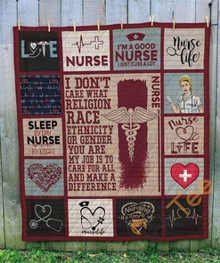 Nurse – Just Nurse Job Quilt Blanket Bedding Set