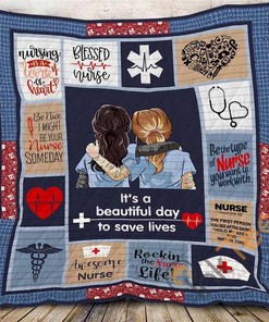Nurse – To Save Lives Quilt Blanket Bedding Set