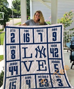 Nyy Legends Quilt Blanket Bedding Set