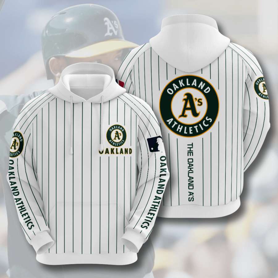 Oakland Athletics Custom Sport All Over Print Hoodie 3D