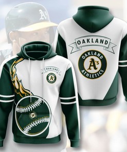 Oakland Athletics Custom Sport All Over Print Hoodie 3D 1