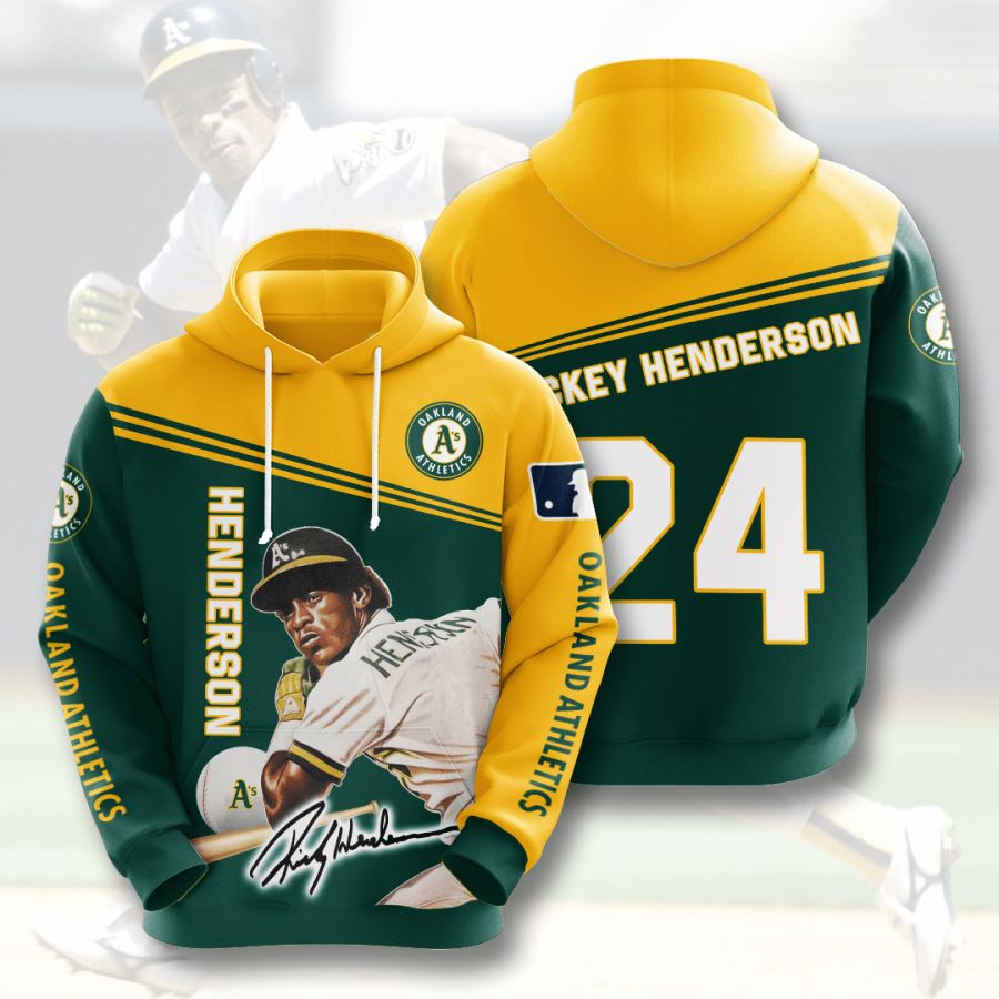 Oakland Athletics Custom Sport All Over Print Hoodie 3D 5