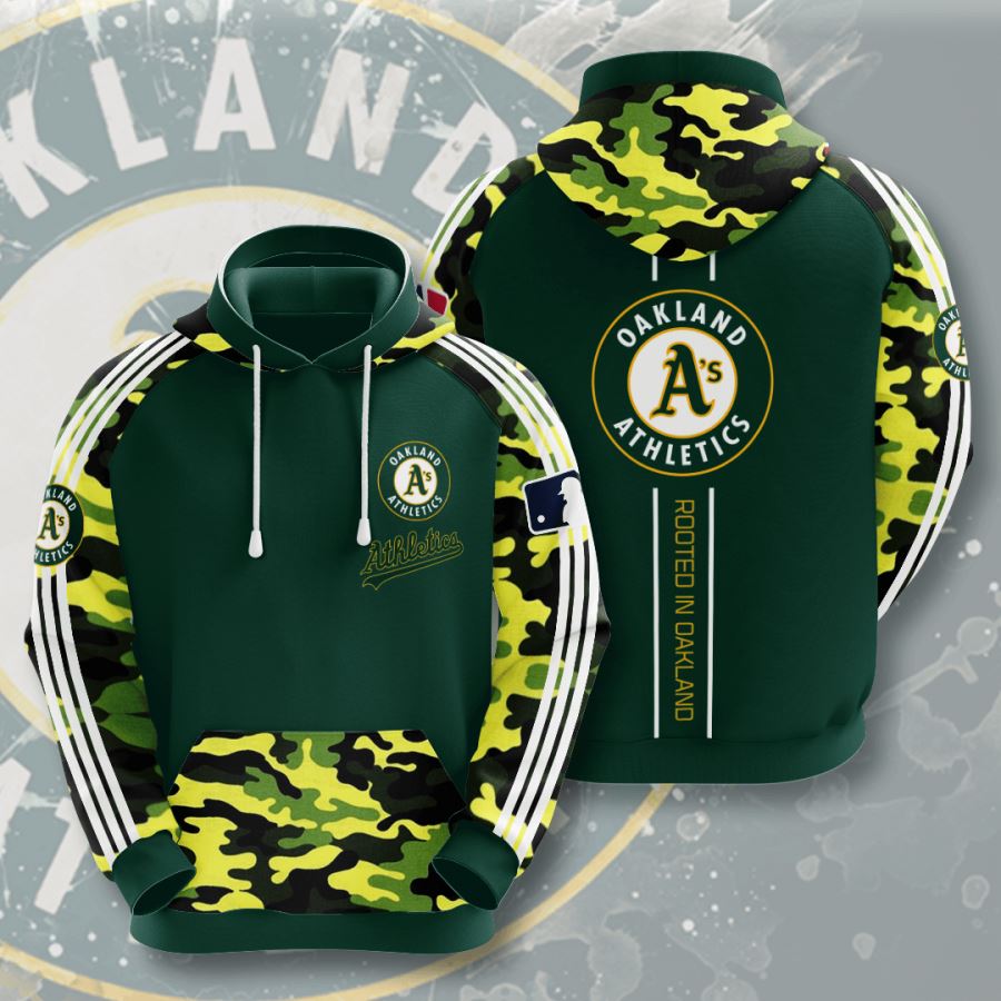 Oakland Athletics Custom Sport All Over Print Hoodie 3D 6