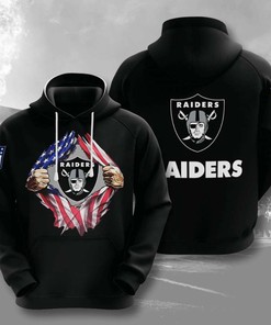 Oakland Raiders Custom Sport All Over Print Hoodie 3D 3