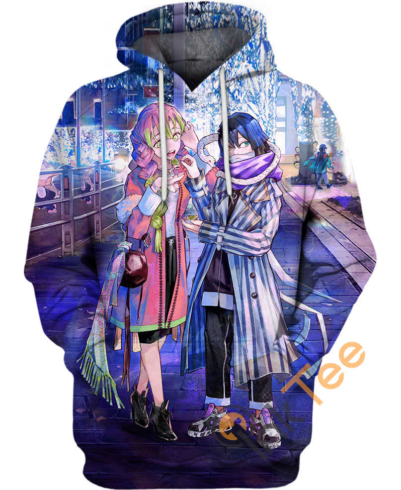 Obanai And Mitsuri Hoodie 3D