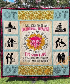 Occupational Therapist Quilt Blanket Bedding Set
