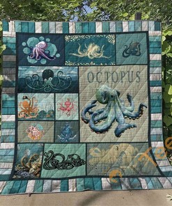 Octopus Quilt Blanket Bedding Set