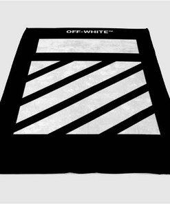 Off White Sherpa Fleece Blanket Gifts for Family