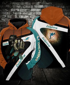 Official Miami Dolphins NFL 3D Printed Zip Hoodie - Gift
