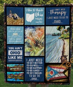 Ohio Quilt Blanket Bedding Set