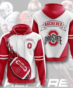 Ohio State Buckeyes Custom All Over Print Hoodie 3D