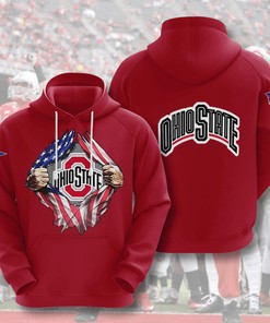 Ohio State Buckeyes Custom Hoodie 3D 1