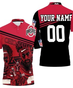 Ohio State Buckeyes Garret Wilson No. 5 Ncaa Champions Personalized 3D All Over Print Polo Shirt