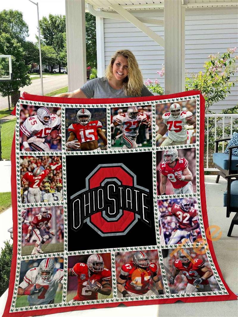 Ohio State Buckeyes Legends Quilt Blanket Bedding Set