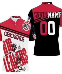 Ohio State Buckeyes Ncaa Garret Wilson Chris Olave Best Players B1g Leaders Personalized 3D All Over Print Polo Shirt