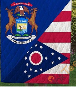 Ohio V1 Quilt Blanket Bedding Set