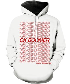 Ok Boomer Funny Hoodie 3D