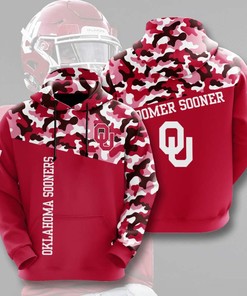 Oklahoma Sooners Custom Hoodie 3D 1