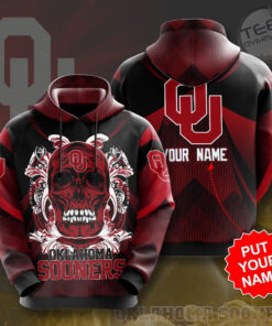 Oklahoma Sooners Hoodie 3D, NFL clothes