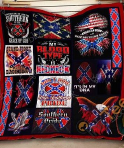 Old Dixie Pride Quilt Blanket Bedding Set