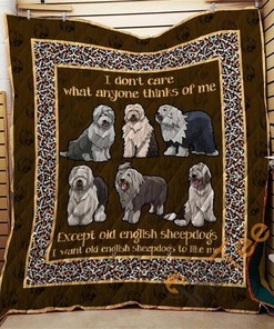 Old English Sheepdog 09 Quilt Blanket Bedding Set