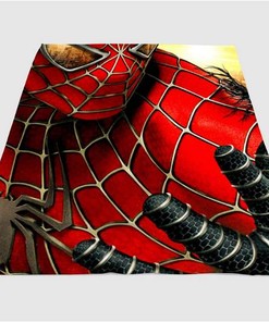Old Marvel Comic Style Sherpa Fleece Blanket Gifts for Family, for Couple