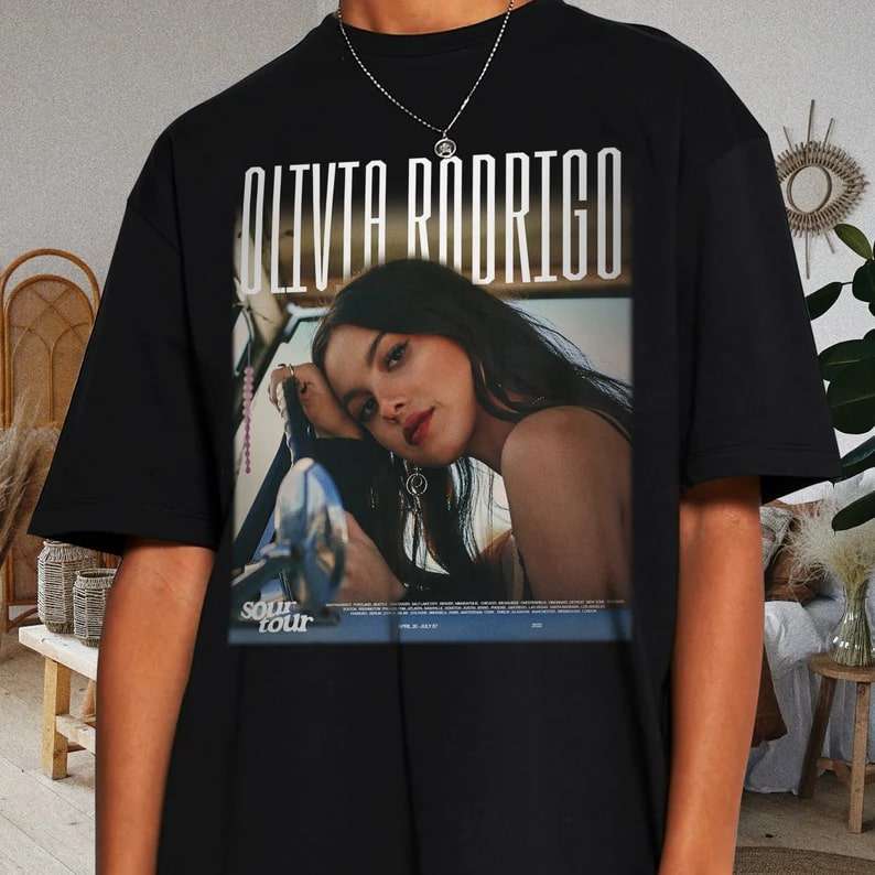 Olivia Rodrigo Sour Tour 2022 A Little Bit Sour T-Shirt