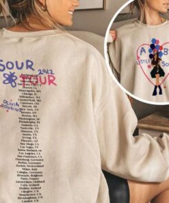 Olivia Sour Tour 2022 Two Sides T-Shirt