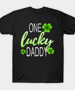 One Lucky Dad Matching St.Patricks Day Shirt