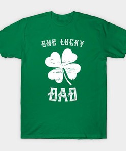 One Lucky Dad St Patrick Day Shirt