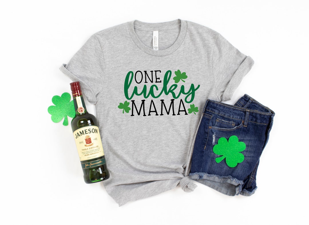 One Lucky Mama Shirt, St. Patrick's Day Shirt, Lucky Shamrock Shirt, Patrick's Day Family Matching Shirt, Drinking Shirt