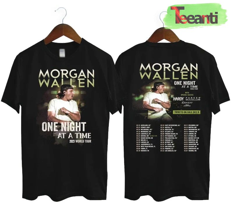 One Night At A Time Morgan Wallen World Tour 2023 Favorite T-Shirt