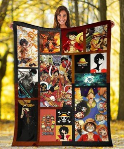 One Piece Anime Sherpa Fleece Blanket Fun Gift