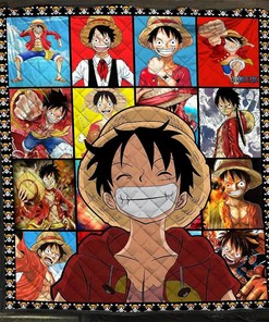 One Piece Monkey D. Luffy Straw Hat Pirates Crews Gift For One Piece Manga Series Fans Quilt