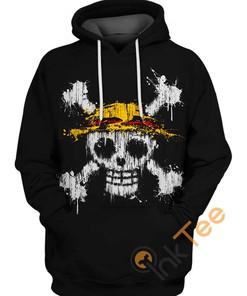 One Piece Skull Hoodie 3D