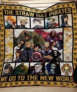 One Piece and Avengers Anime Quilt Blanket Bedding Set