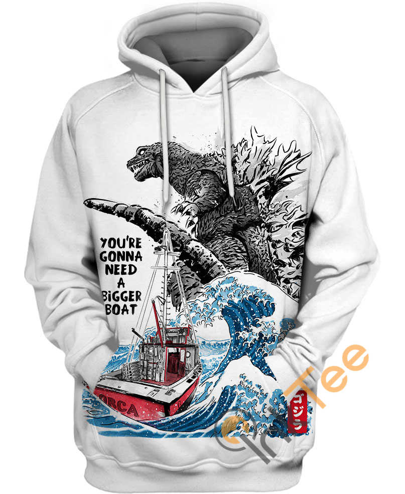 Orca In Japan Hoodie 3D