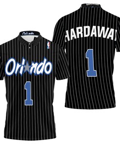 Orlando Magic Penny Hardaway #1 Great Player Nba Basketball Team Logo Polo Shirt