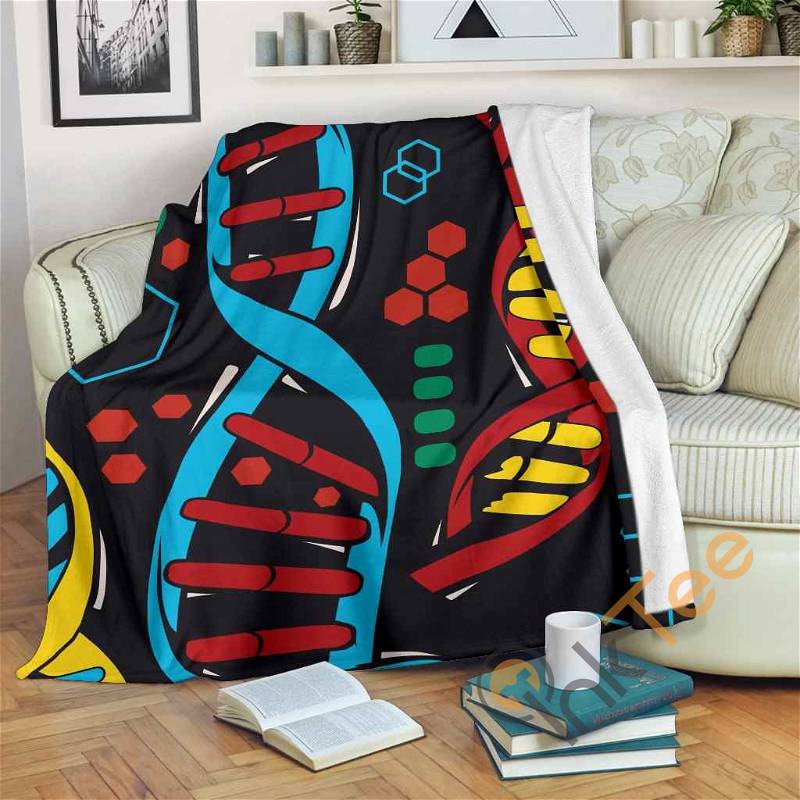 Orphan Black Pattern Sherpa Fleece Blanket Gifts for Family, for Couple