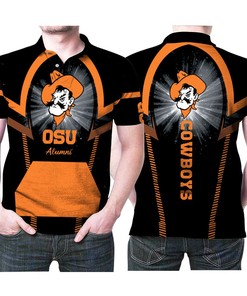 Osu Oklahoma State University Football Logo Cowboys Alumni Polo Shirt