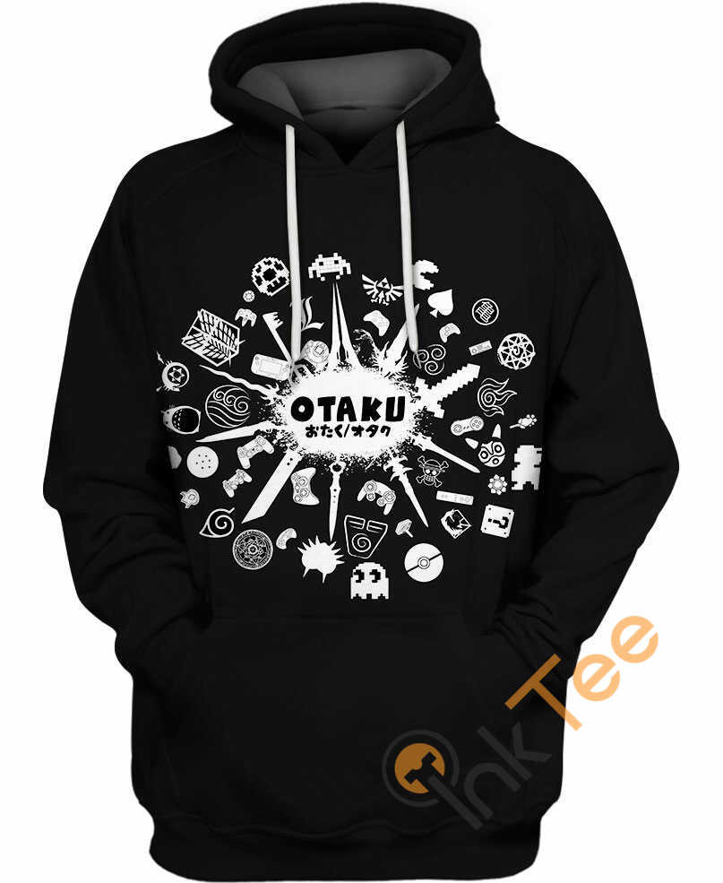 Otaku Hoodie 3D Bluefink otaku-hoodie-3d-bluefink