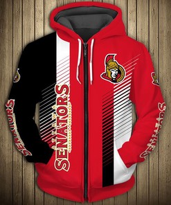 Ottawa Senators Hoodie 3D Cute Design Pullover Nhl