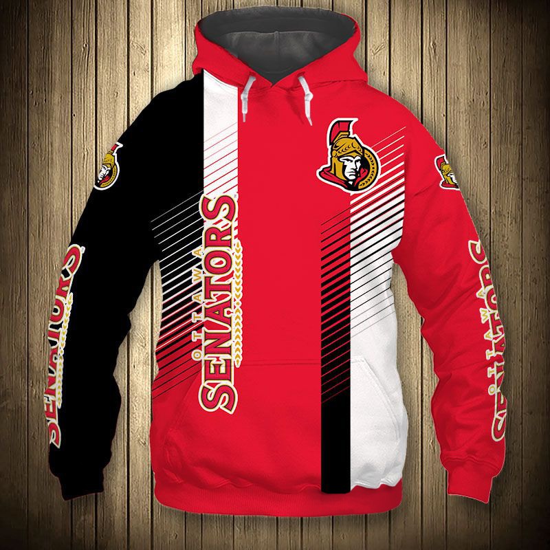 Ottawa Senators Hoodie 3D Cute Design Pullover Nhl - Image 3