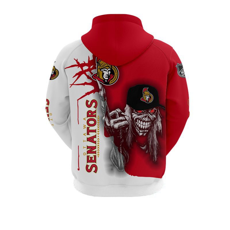 Ottawa Senators Hoodie Ultra Death Graphic Gift for Halloween - Image 2